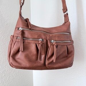 Bueno Faux Leather Crossbody Bag